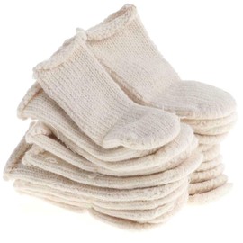 Breathable Cotton Elastic Finger Cots – Reusable Finger Guards for Jewelry, Crafting & Tool Work – Pack of 20