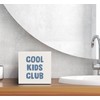 SRADMO Cool Kids Club Wooden Box Sign - Modern Kids