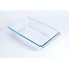 Deep Clear Glass Baking Dish, Rectangular Tempered Glass Baking Pan,
