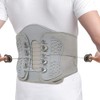 Tynor Lumbo Lacepull Brace, Grey, XXL, 1 Unit