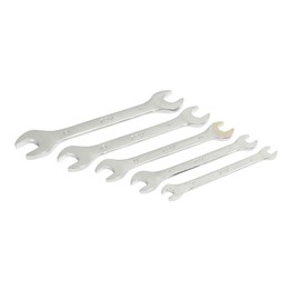 Foy EM5 Juego de llaves españolas pulido espejo, métricas, 5 piezas