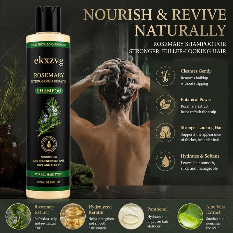 Rosemary Hair Growth Shampoo and Conditioner Set (Set, 1)