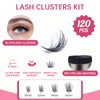 Manga Lash Clusters Kit 8-16mm Thick Volume Lashes Clusters DIY