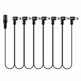 FITE ON 7-Way Daisy Chain Cable Compatible with Electric Guitar Effect Pedal Power Adapter