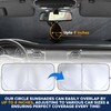 EcoNour Car Windshield Sunshade | Blocks 99% Heat & Keeps