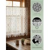 Molaxhome Butterfly Valance Curtains 63x12in Window Treatment for Home Kitchen