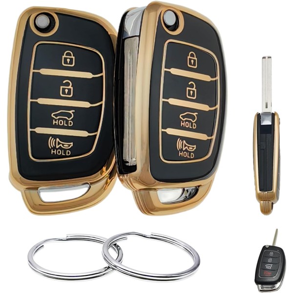 REPROTECTING TPU Key Fob Cover Compatible with Hyundai Santa Fe