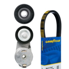 Goodyear 3185 Serpentine Belt Drive Component Kit, Gray