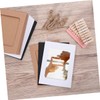CAXUSD 30pcs Retro Kraft Paper Photo Frames for Wall Decoration