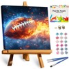 TOCARE Framed Paint by Numbers Kit for Adults Beginner &