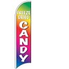 4LessCo FREEZE DRIED CANDY Windless Swooper Flag 2.5x11.5 Feet Feather
