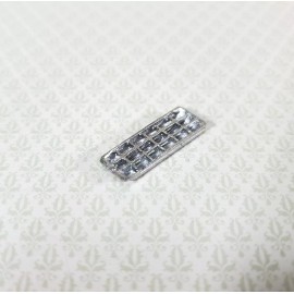 Island Crafts Dollhouse Ice Cube Tray Painted Metal 1:12 Scale Miniature Kitchen