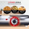 SUNAVO Hot Plates for Cooking, 1800W Electric Double Burner with
