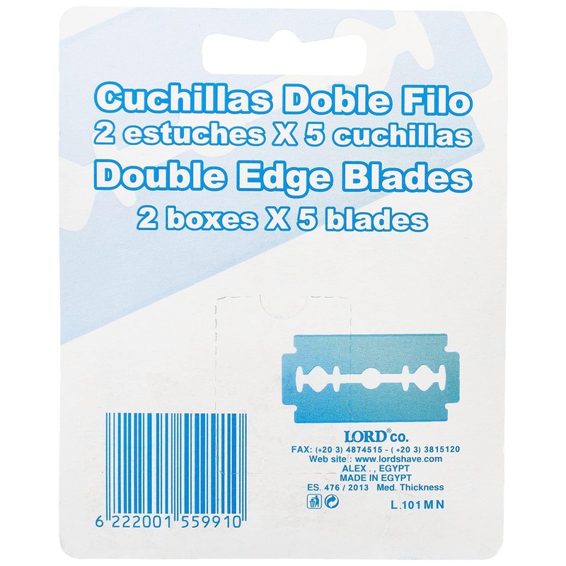 50 CROWN Super Stainless Double Edge Safety Razor Blades