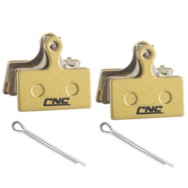CNC Bicycle Brake Pads for Shimano G01S G02S G03S G02A, 2 Pairs of Semi-Metallic Brake Pads for Shimano XT XTR SLX Deore, Semi-Metallic