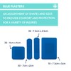 Reliance Medical Dependaplast Food Area Blue Plasters With High Visibility