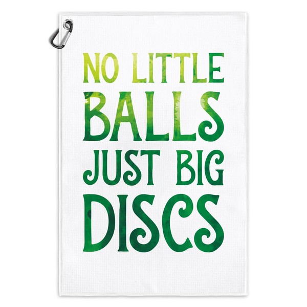 Msticey No Little Ball Just Big Discs Funny Printed Microfiber