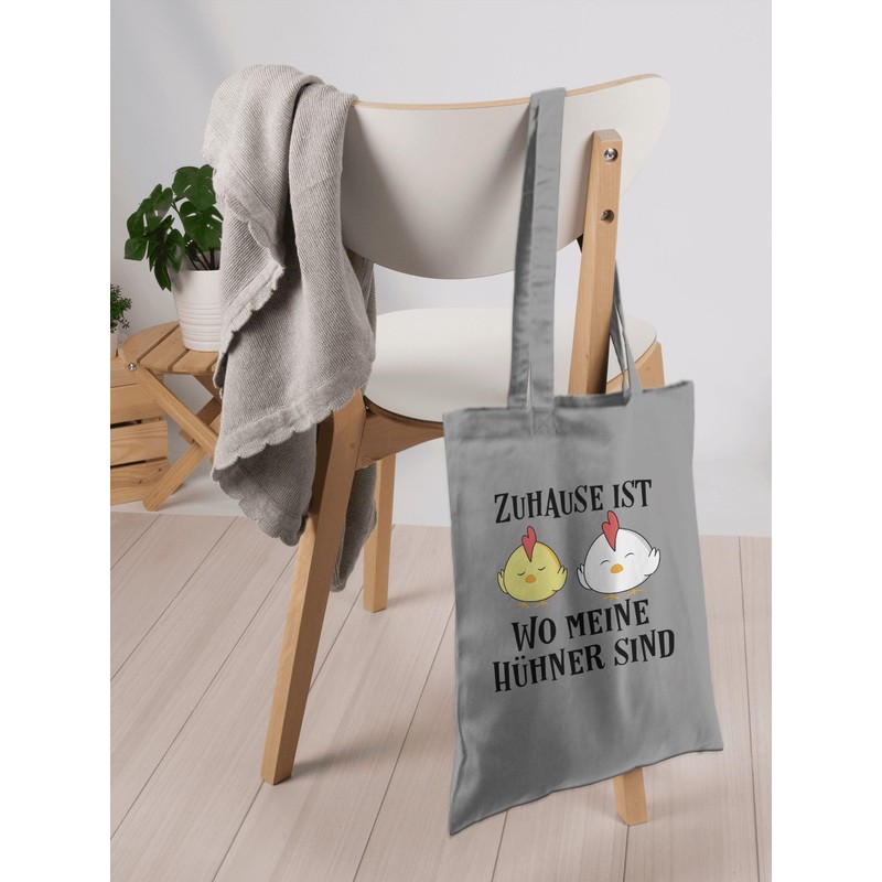 Shirtracer - Cotton Bag - Statement Sayings Children - Zuhause