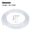 X AUTOHAUX 3.6mm 0.30" 2m 6.56ft Universal Skirt Side Glow