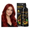 +9 Colores | Shampoo Tinte Cubre Canas En 15min Sin Amoniaco Rojo