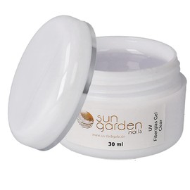 UV Fibreglass Gel Clear 30 ml with Primer Bonding Agent 11 ml UV Gel Set for Gel Nails Nail Set Gel Nails Nail Design Pedicure Manicure