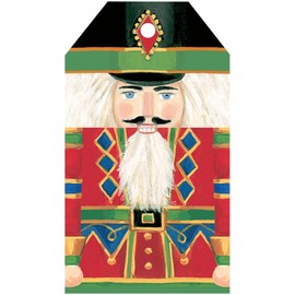 Caspari Nutcracker Gift Tags - 4 Per Package