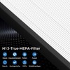 ZXBEER Replacement Filter Compatible with ZX001 Air Purifier, 3-IN-1 HEPA