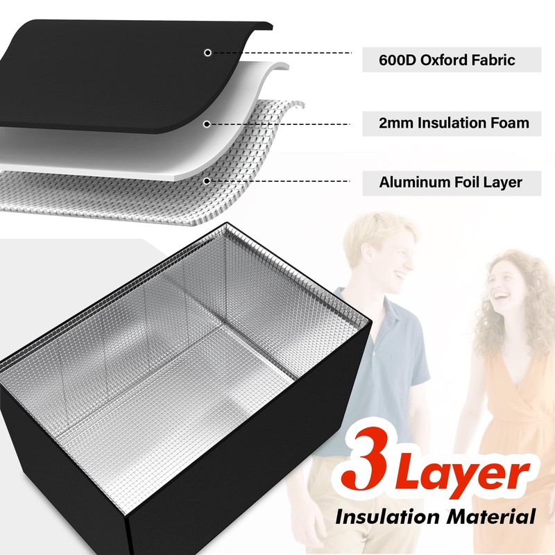 Window Air Conditioner Covers for Outside Unit for Winter Insulation,