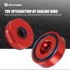 Bevinsee 16PCS Valve Cover Washer Seals Bolt Nuts Kit Compatible