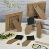 FINGERINSPIRE 6Pcs Easel Back Picture Frame 195x99x7.5mm MDF Photo Frame