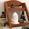 Desktop Organizer Retro Aesthetic Office Storage Rack Home Decor Wood