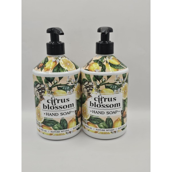 Citrus Blossom Hand Soap, 21.5 Fl Oz, Decorative Pump Bottle,