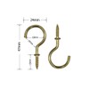 Home Queen Handwoven Rope Curtain Tiebacks for Drapes, 2 Pack