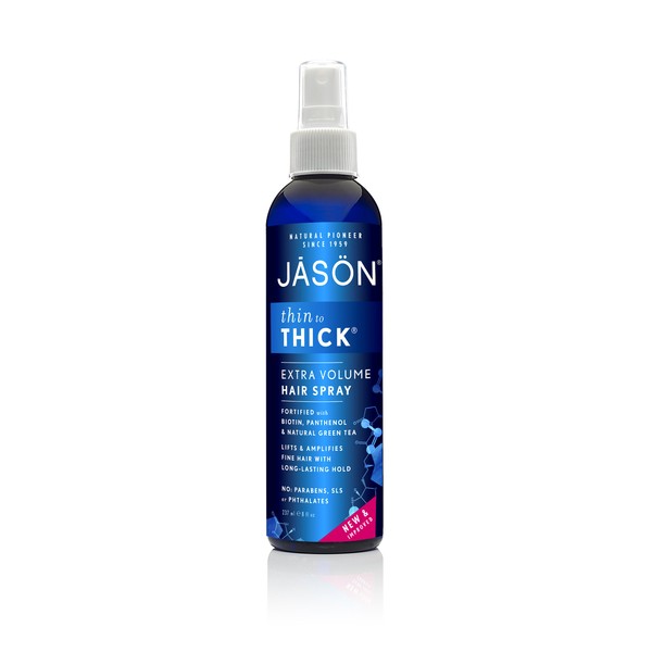 Jason Natural Cosmetics - Thin to Thick Body Building Hair Spray, 8 fl oz Spray