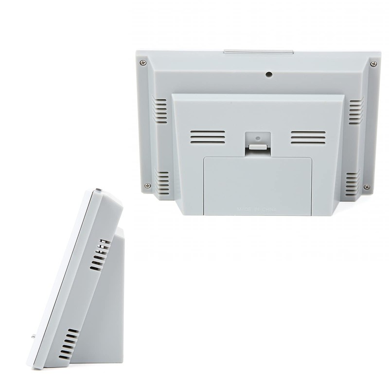 MAG(マグ) 目覚まし時計 電波 デジタル エアサーチミチビキ 環境目安表示機能 バックライト スヌーズ機能付き ホワイト T-727WH-Z