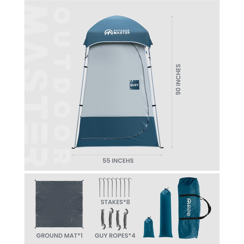OutdoorMaster Privacy Shower Tent Changing Room Camp Toilet Shelter for
