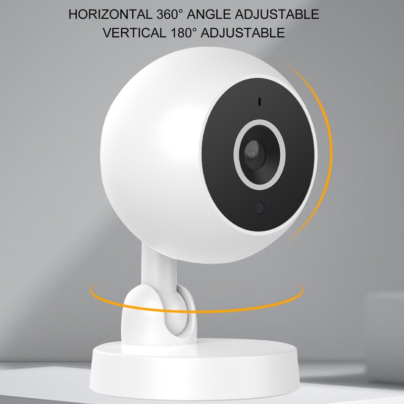 Wireless Home Security Camera WiFi Connection 360 Degree Rotation Infrared