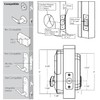 Smart Deadbolt Lock, SCYAN D1 Deadbolt with Touchscreen Keypad, Keyless