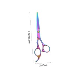 BIUDECO Professional Thinning Hair Scissors Colorful Hair Cutting Shears for Salon Home Use for Beginners Hairdressers Portable Easy to Use