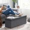 SONGMICS SONGMICS MAZIE Collection - 43 Inches Storage Ottoman, Foldable