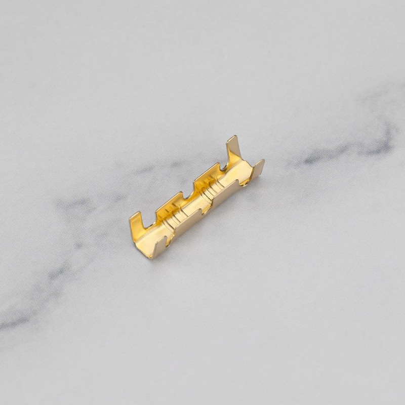 eMagTech 200Pcs Brass Crimp Electrical Connector Wire U-Shaped Terminal, U-Shaped