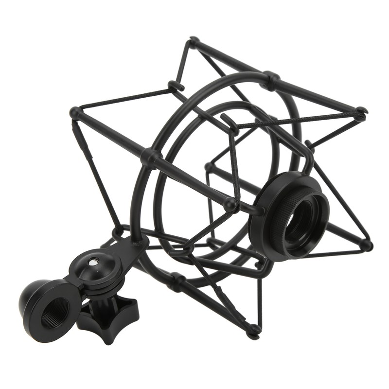 Microphone Shock Mount Clip Mic Anti Vibration Holder for Live