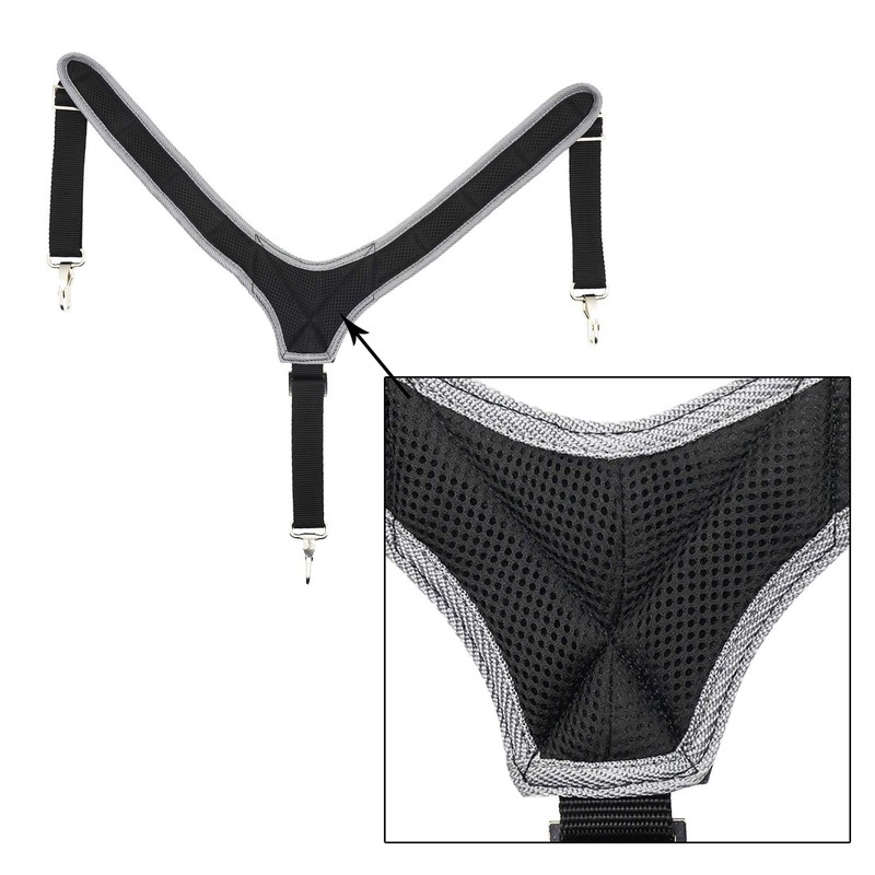 Work Suspenders for Support Belts, Y-Shape, Belt Loops, Heavy Duty