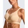 Syrokan Women's High Support Sports Bra, Large Sizes, Full Cups,