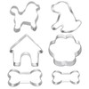 6 Pieces Cookie Molds, Stainless Steel Cutter Molds, DIY Baking