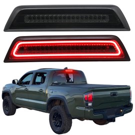 ATLEDLT LED Third Brake Light Compatible With 2016-2023 Tacoma High Mount 3rd Brake Cargo Light Smoke Lens (Double Cab Only.Not for Tacomas with 3rd Brake Lamp Exterior Screws