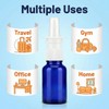 ericotry 6PCS 10ml/0.34oz Empty Glass Refillable Nasal Spray Bottles Fine