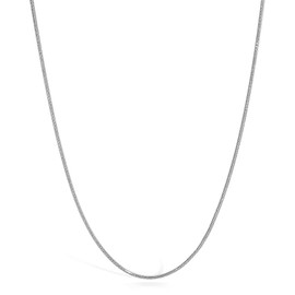 LUXSTAR Snake Chain, Thin, 0.08 inch (2 mm), Unisex, Hypoallergenic, 18K Coating, Surgical Stainless Steel, Stainless Steel, No Gemstone