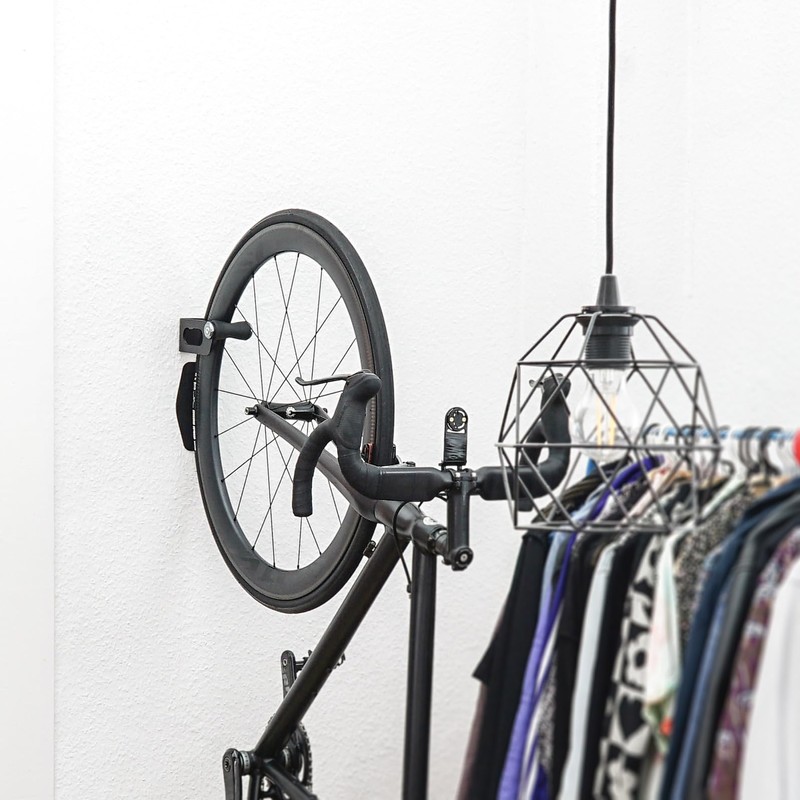 MIGHTY ENGINEERING Bicycle Wall Mount Lock-Up - Vertical Storage for