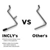INCLY Pegboard Hooks Set for Hanging Tools, 206PCS Heavy Duty